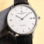 VACHERON CONSTANTIN Best Edition with 9015 Movement Double-layered Italian Calf Leather Watch Strap 40mm Watch